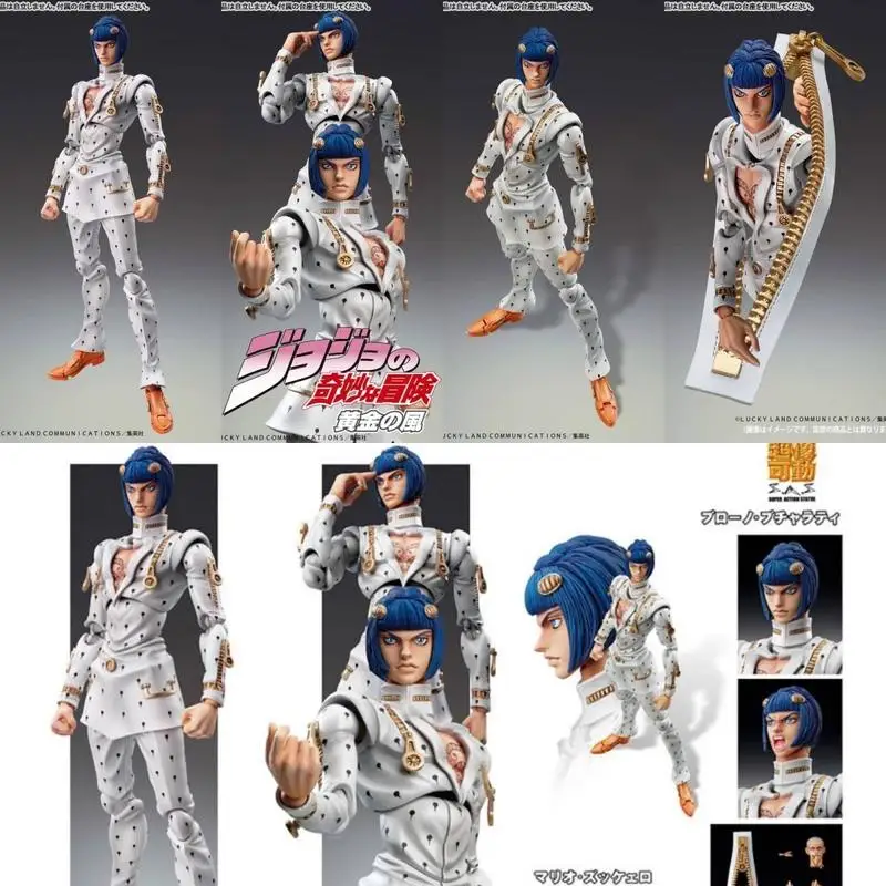 Jojo’s Bizarre Adventure: Golden Wind Bruno Buccellati Anime Mobile bewegliche Actionfigur Modellbausatz Schreibtisch Ornament Spielzeug Geschenk Image