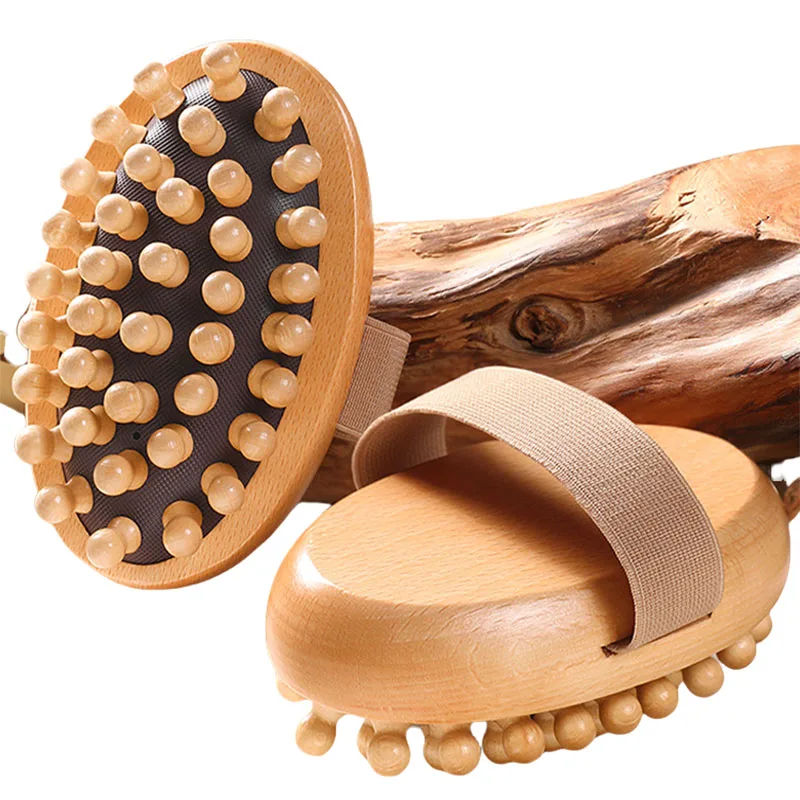 Manuelles Rückenmassagegerät, Meridianbürsten für den ganzen Körper, Massieren des Bauches und der Beine, Schabegerät Image