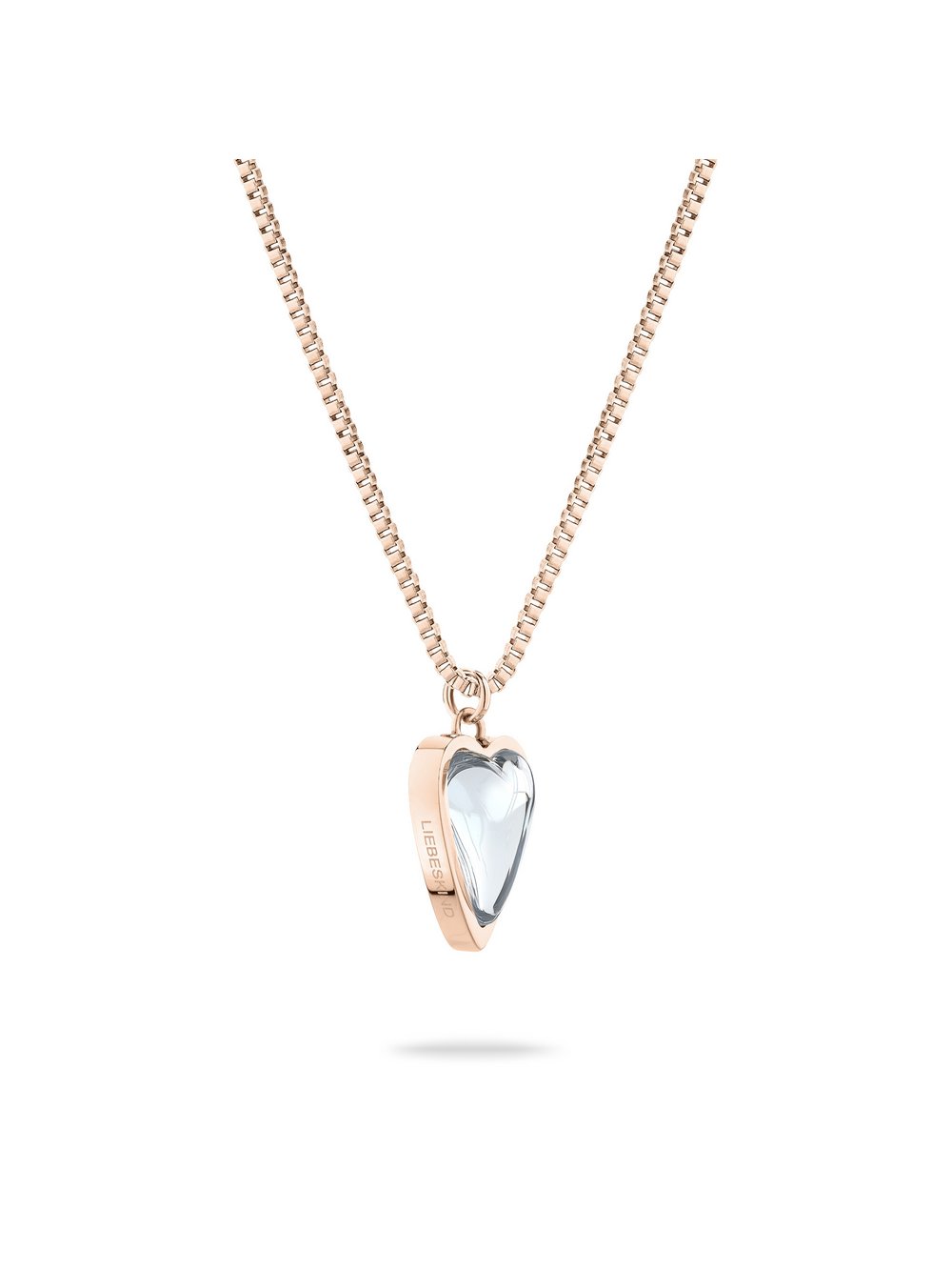 Liebeskind Berlin Kette Glass Heart Damen roségold, ONE SIZE Image