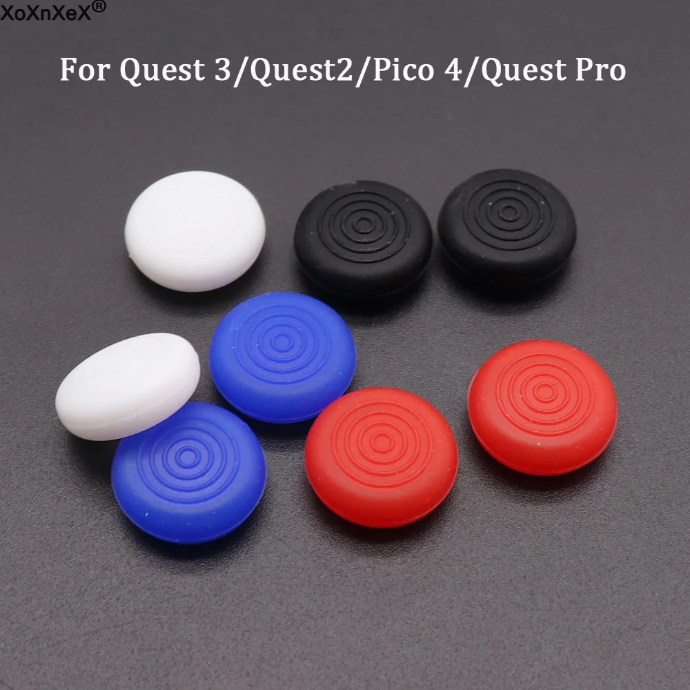 2/20PCS Controller Daumen Abdeckung für Meta Quest 3/Quest2/Pico 4/Quest Pro Silikon Thumbstick caps VR Controller Zubehör Image