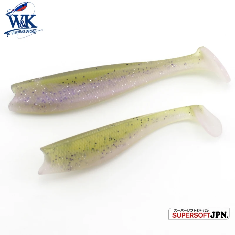 Heißer-Verkauf 11 cm PRO Swimbaits Paddel Schwanz Shad Locken 4,3 "Weicher Köder für Hecht Cod Bass Angeln tipps Köder Weichen Vinyl Lockt 4 teile/los Image