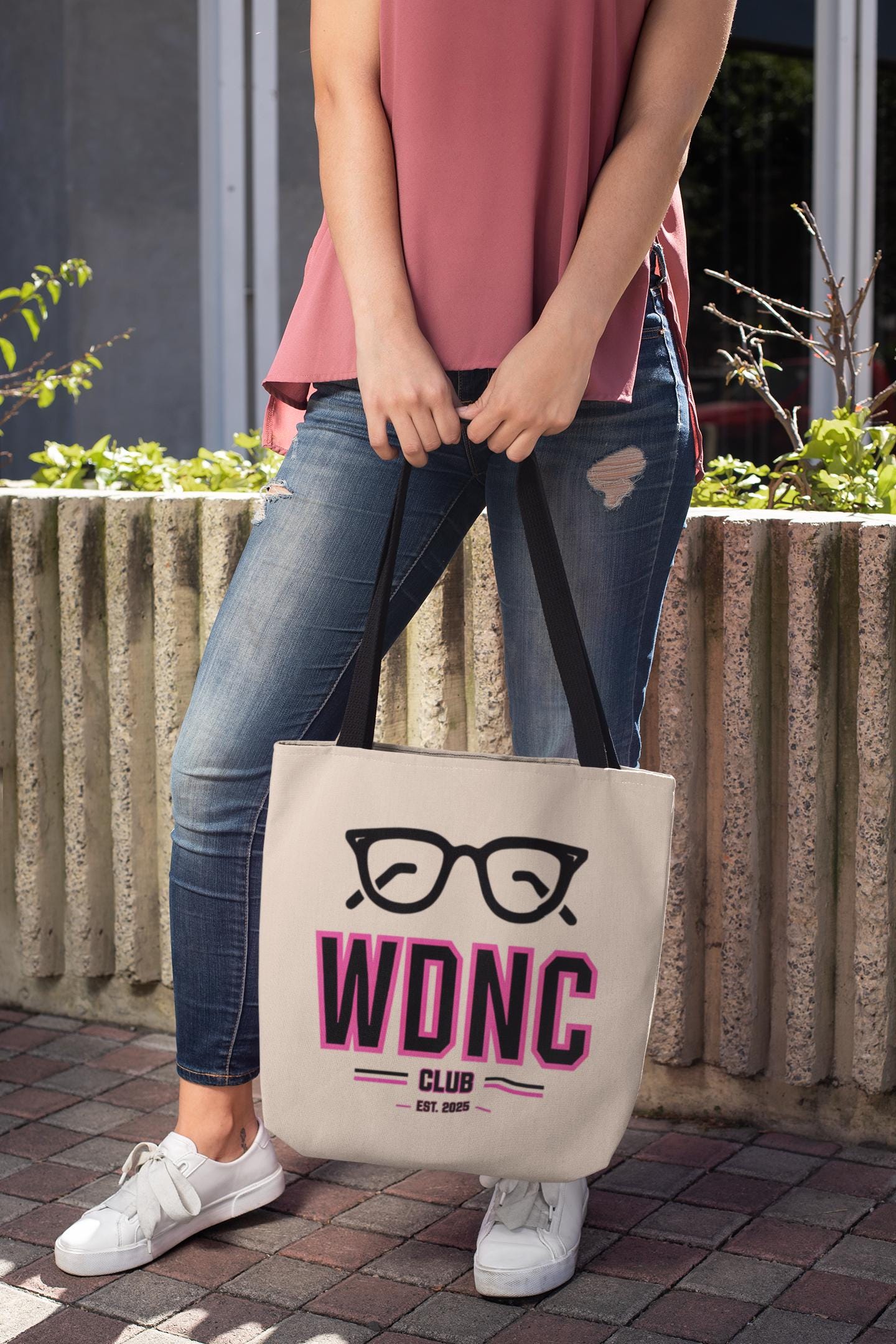 We Do Not Care Club, Borsa tote, Borsa tote in tela, Borsa da spiaggia, Borsa tote, Regalo di compleanno, Regalo per lei, Borsa, WDNC, Borsa, Borsa de