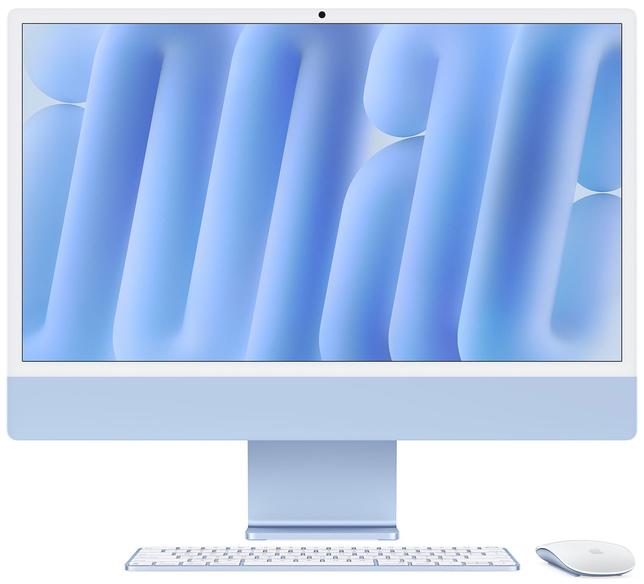 Apple 24-Inch iMac M4 10-Core 16GB RAM 512GB SSD 10-Core GPU Retina 4.5K Desktop Computer in Blue (Late 2024)