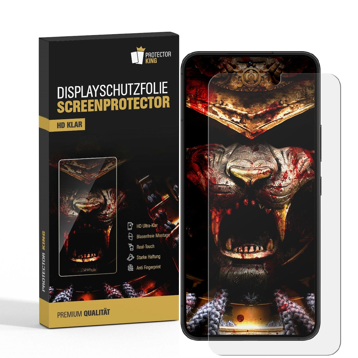 3x Displayschutzfolie für Samsung Galaxy A54 5G PREMIUM Displayschutz Schutzfolie 3D KLAR Folie Image