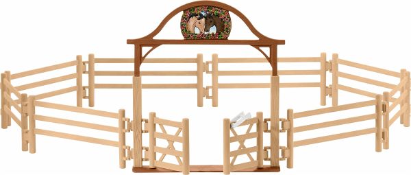 Schleich 42434 - Horse Club, Pferdekoppel mit Eingangstor - Schleich