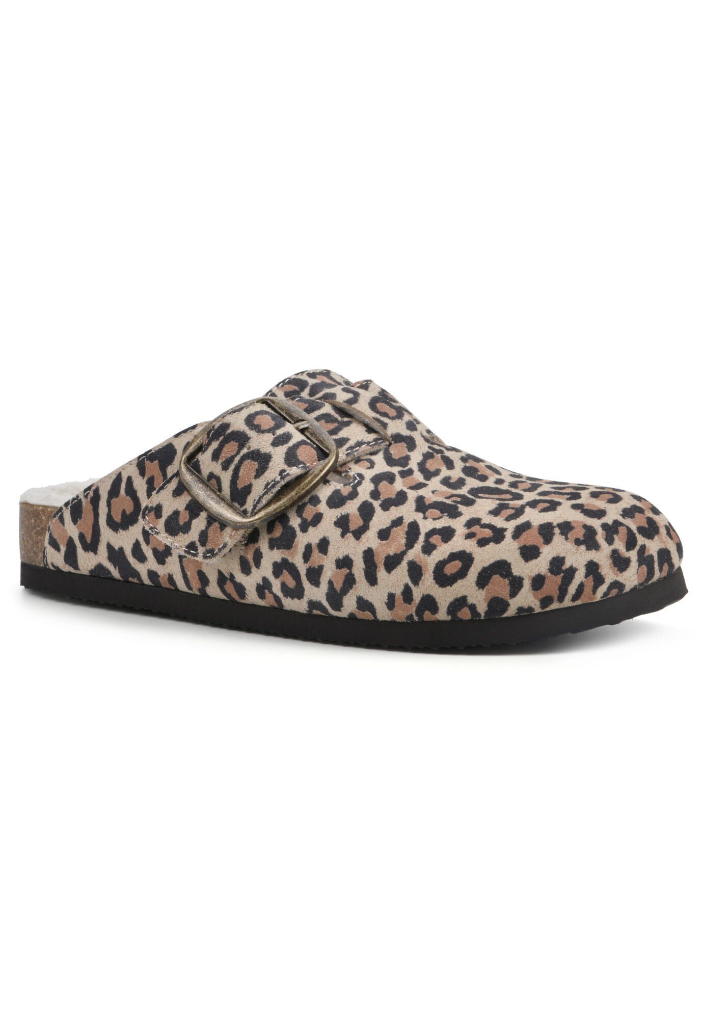 Women's Big Sur Mule by White Mountain in Natural Print Leather (Size 6 M)