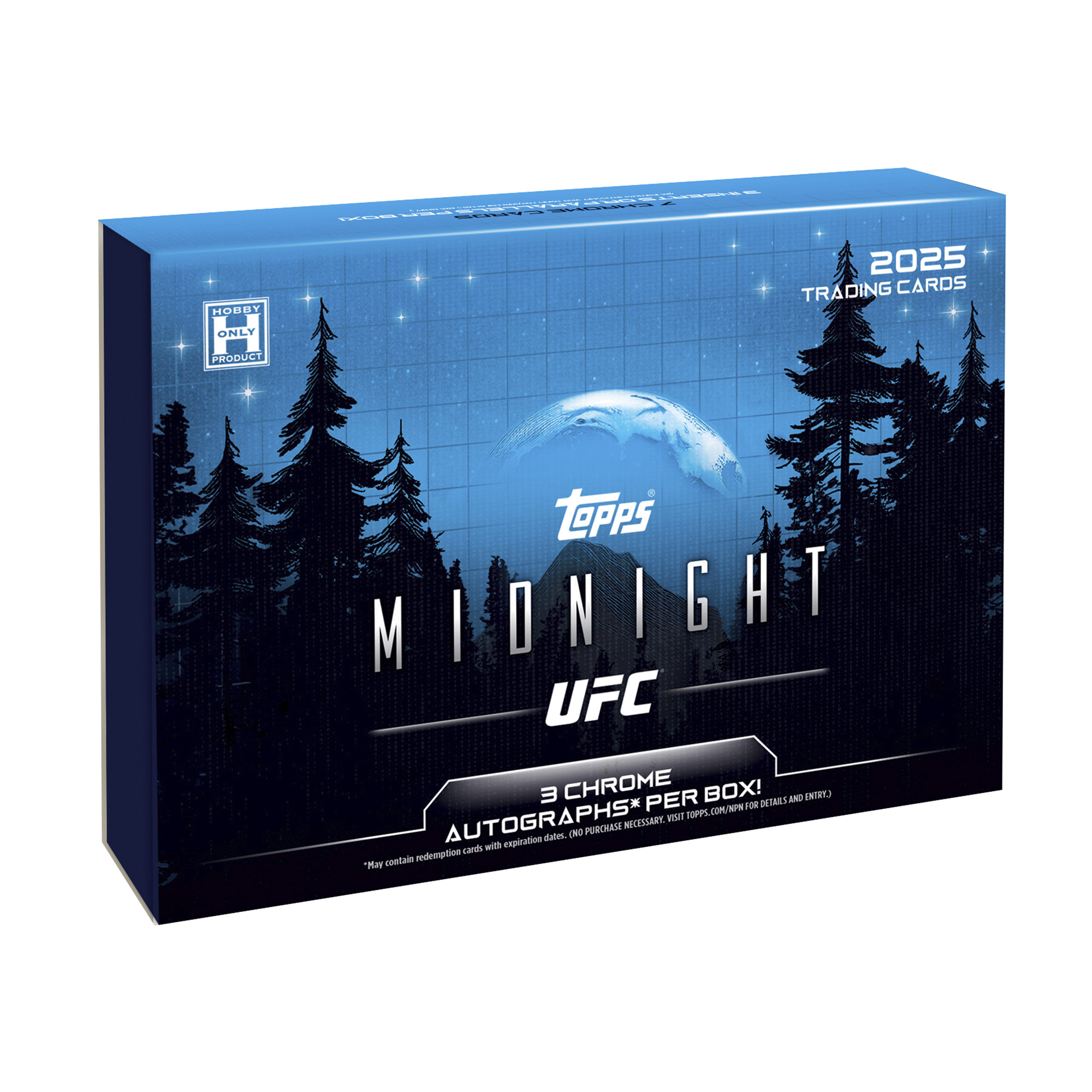 2025 Topps Midnight UFC Factory Sealed Hobby Box Image