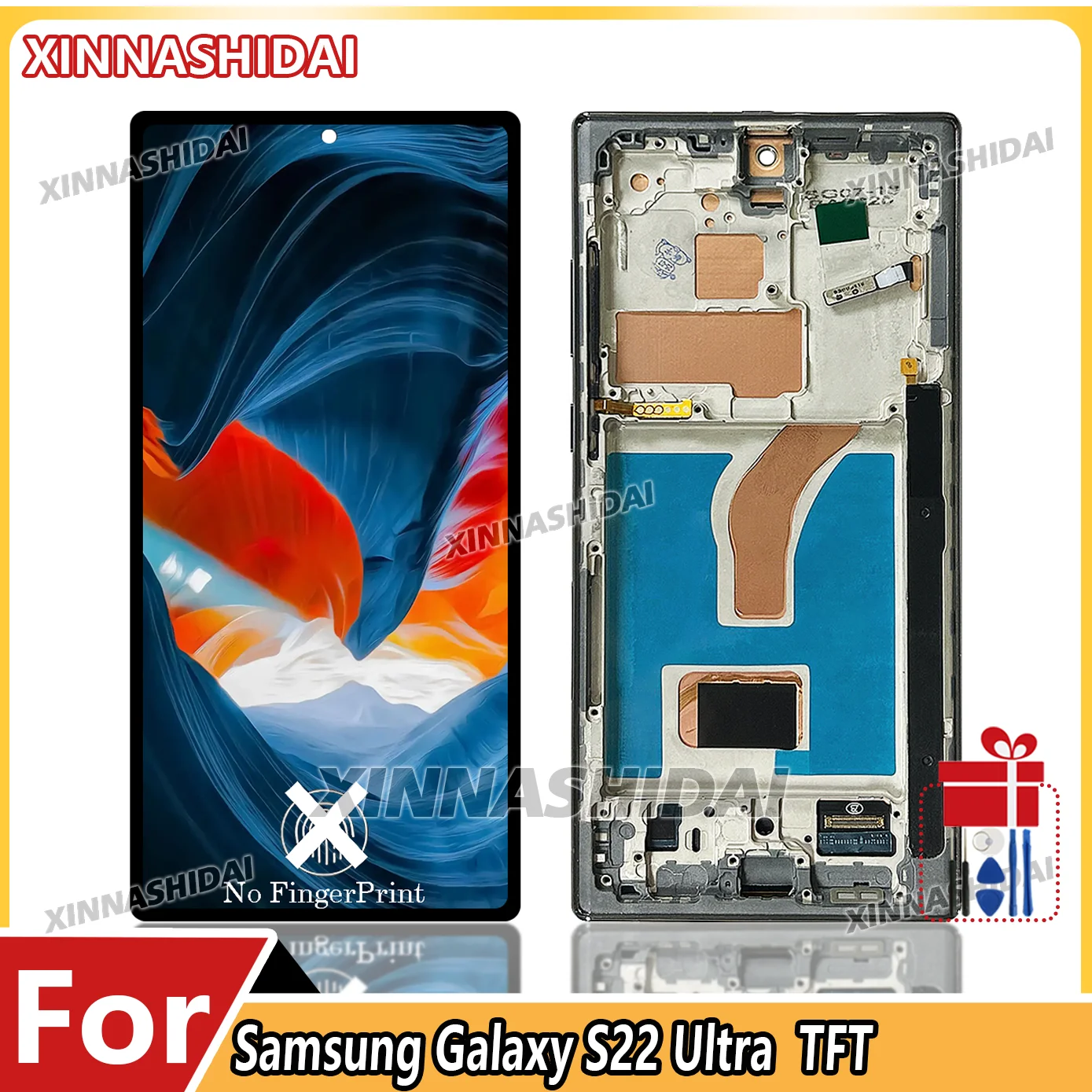 Für Samsung S22 Ultra TFT LCD Touch Screen Digitizer Für Samsung Galaxy S22 Ultra 5G LCD S908 S908B S908U Display Image