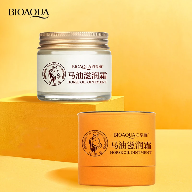 BIOAQUA huile de cheval crème pour le visage Anti-rides hydratant visage corps main pied sérum crèmes de soin visage corps soins de la peau