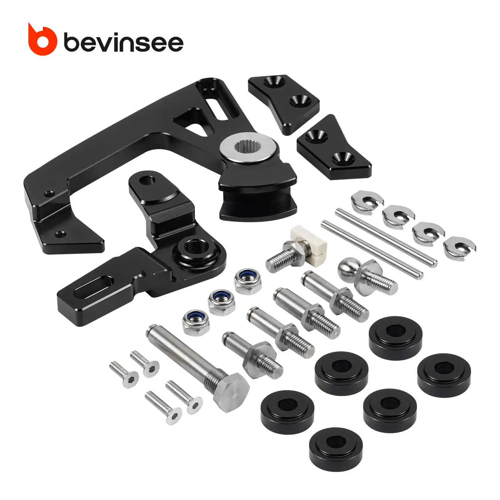 Kit braccio cambio corto regolabile, leva cambio e staffa cambio per cambio manuale VW MQ350 a 6 velocità, 02M e 02Q