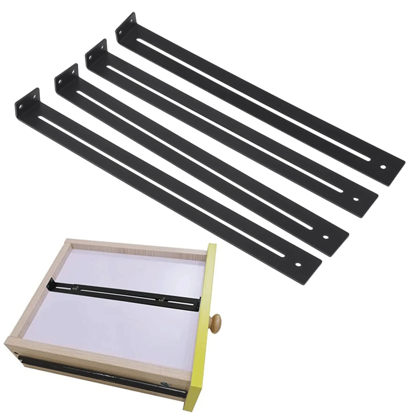 1 Set Schublade Reparatur Kit Möbel Verstärkung Reparatur Zubehör Halterung Für Schrank Möbel Schiene Rack Teil