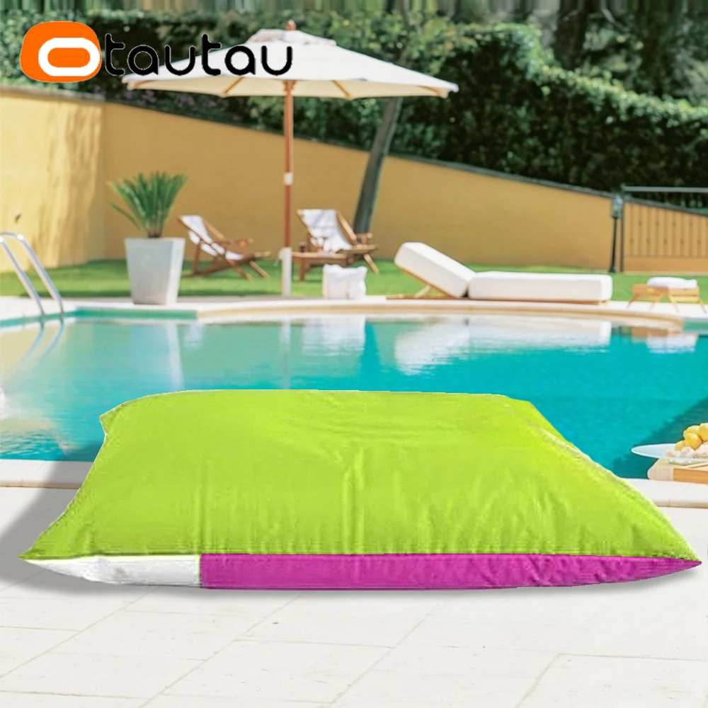 OTAUTAU Outdoor-Sitzsackbezug, Schwimmbecken, Schwimmbecken, Schlafsofa, Strand, Club, Veranstaltung, Kissenbezug DD211, kein Füllstoff! Bitte füllen Sie es selbst!】 Image