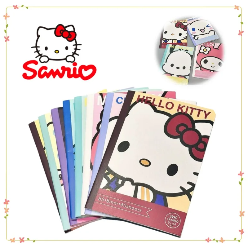 Sanrio My Melody Kuromi Hello Kitty Pochacco hochwertiges kreatives Notizbuch niedliches Cartoon-B5-Notizbuch Studentennotizbuch universell