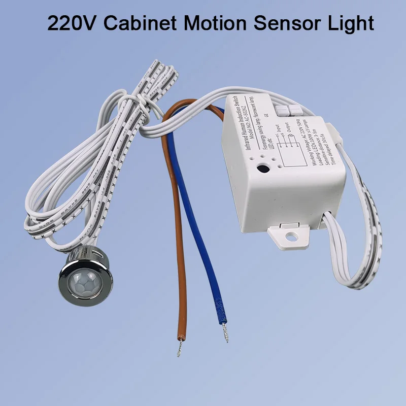 220V Schrank Bewegungssensor Hand Sweep Sensor Wave Hand Sensor Schalter 100W165-265V Berührungslos für Licht Schrank Schrank Korridor,