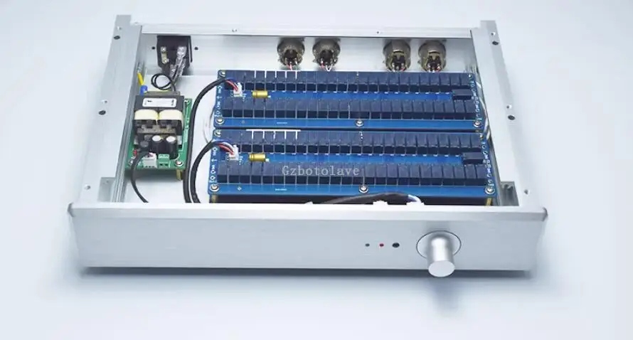 Finished high end adjustment balance single end Remote control relay volume machine 24 step 48 step for choose Image