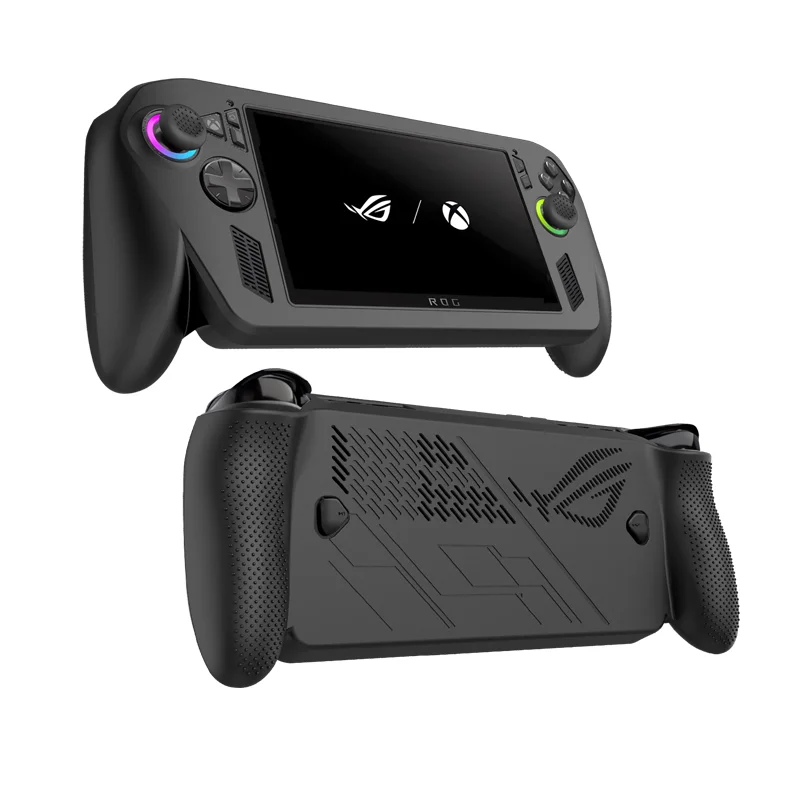 Protective Case Compatible with ROG Xbox Ally X Console Silicone Sleeve for ROG Xbox Ally X Accessories with 2 Rocker Caps