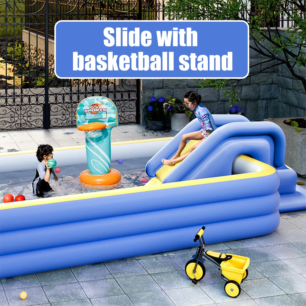 Aufblasbare Wasserrutsche, kompakte aufblasbare Kletterwand, Wasserrutsche, Park, Outdoor-Spaß für Kinder, aufblasbare Wasserrutsche