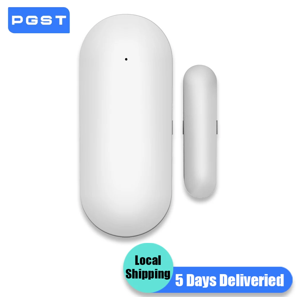 PGST 2,4G WiFi Tuya Magnetische Motion Tür Sensor Für Alarm Home Security System Smart Home Leben Alarm System Sicherheit schutz Image