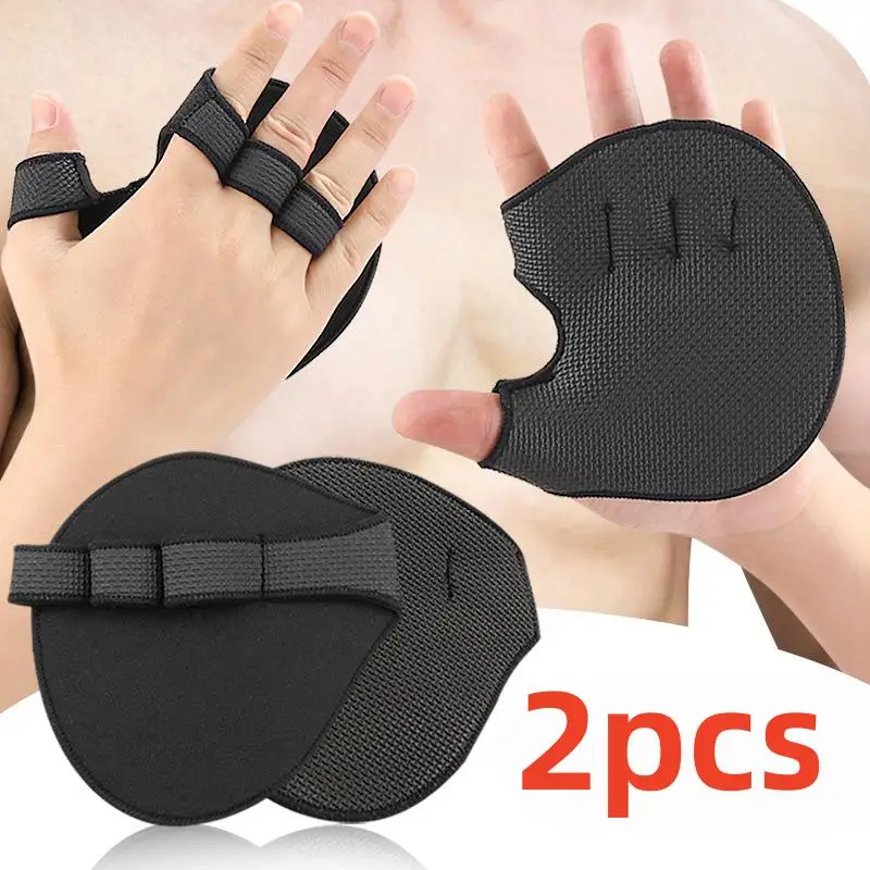 Hand Palm Protector Gym Fitness Gloves Half Finger Lifting Palm Dumbbell Grips Pads Weightlifting Training Glove Gym Workout