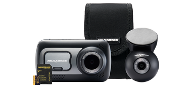 Nextbase 522GW Full Package – 2K Front & Rear Dash Cam, Dual Channel + 256GB SD, WiFi, Parking Mode, Bluetooth, GPS, SOS