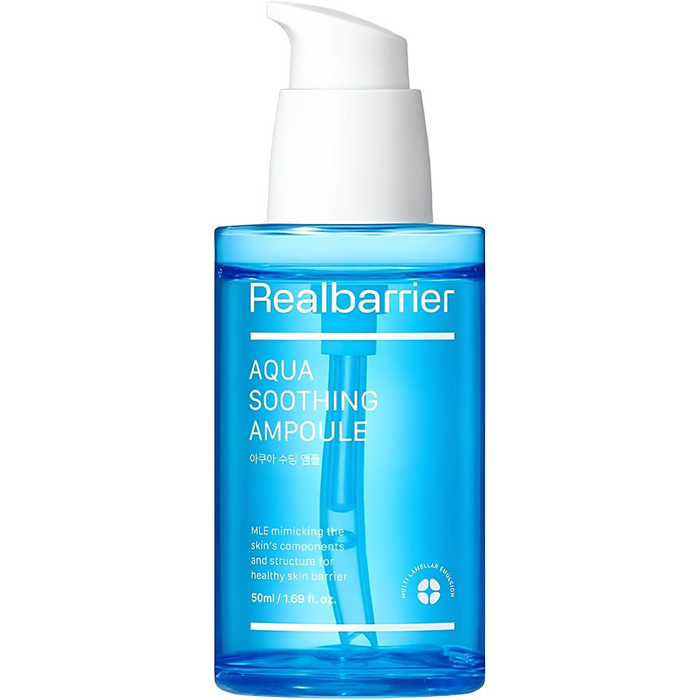 REAL BARRIER Aqua Soothing Ampoule – siero idratante intensamente leni