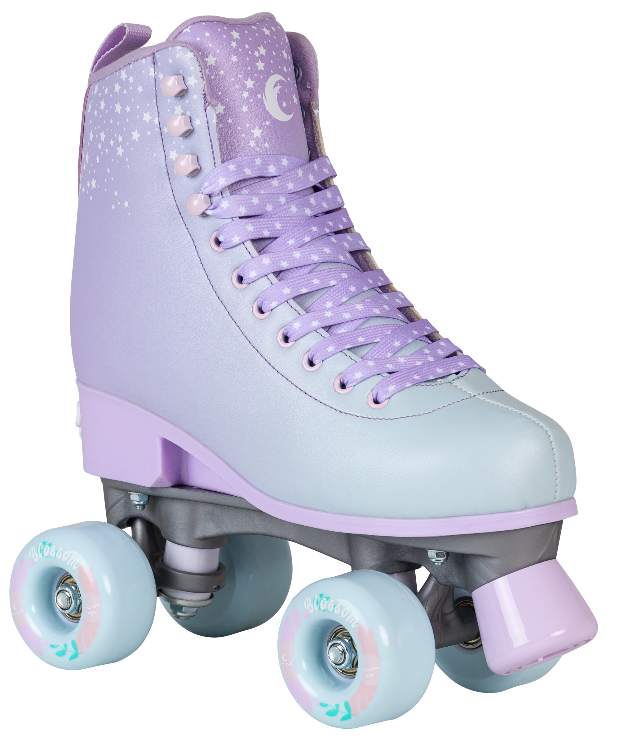 Rollschuhe CHAYA "Bliss Star adj." Gr. 35, lila, Inlineskates_Rollschuhe, Kinder, 35/38 (bis 100 kg), Lederimitat