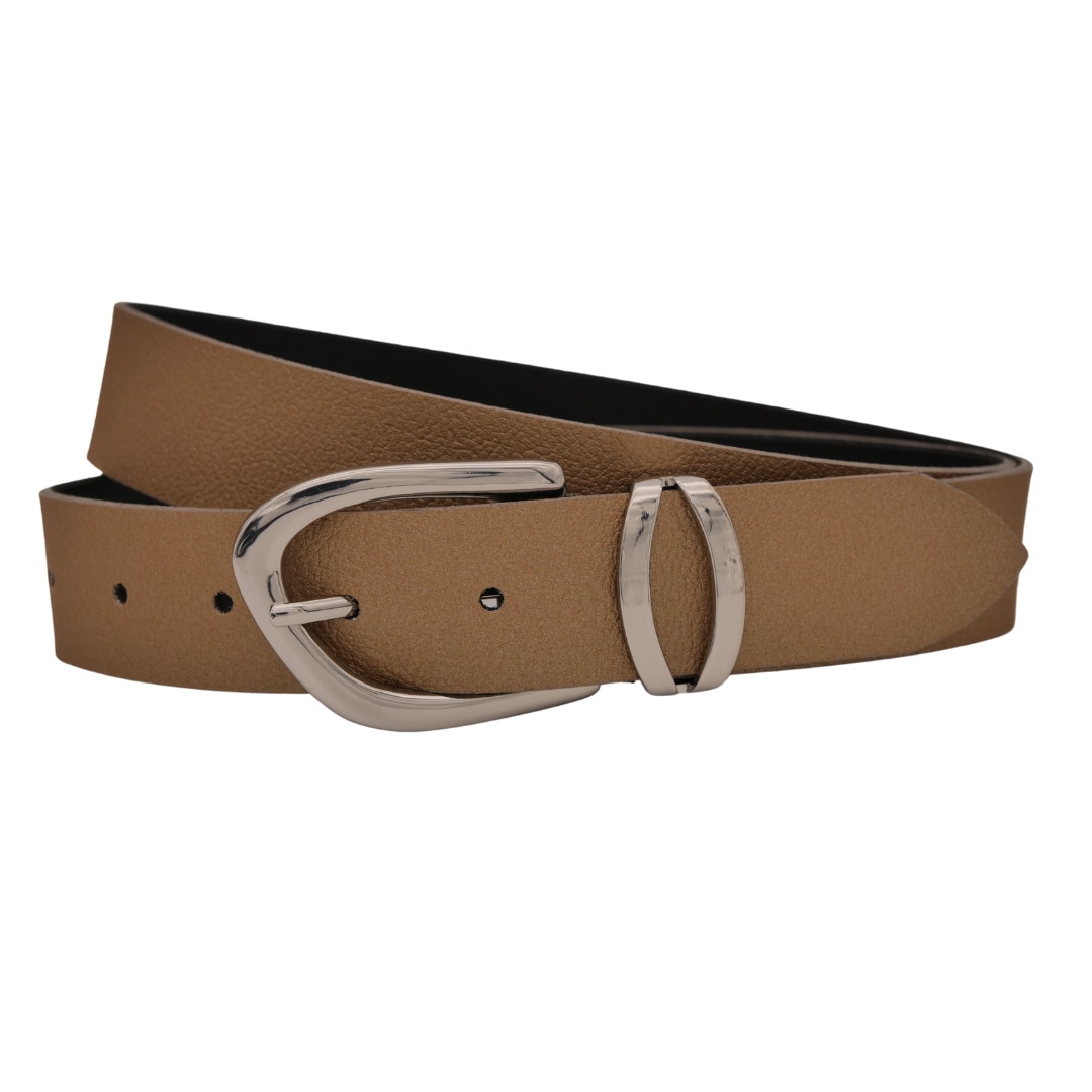 Ledergürtel ANNAMATONI "AnnaMatoni Ledergürtel Lora2 Ledergürtel Lora2", Damen, Gr. TW105 - 120cm Gesamtlänge, gold (gold 999), 100% Leder, Gürtel Ledergürtel Image