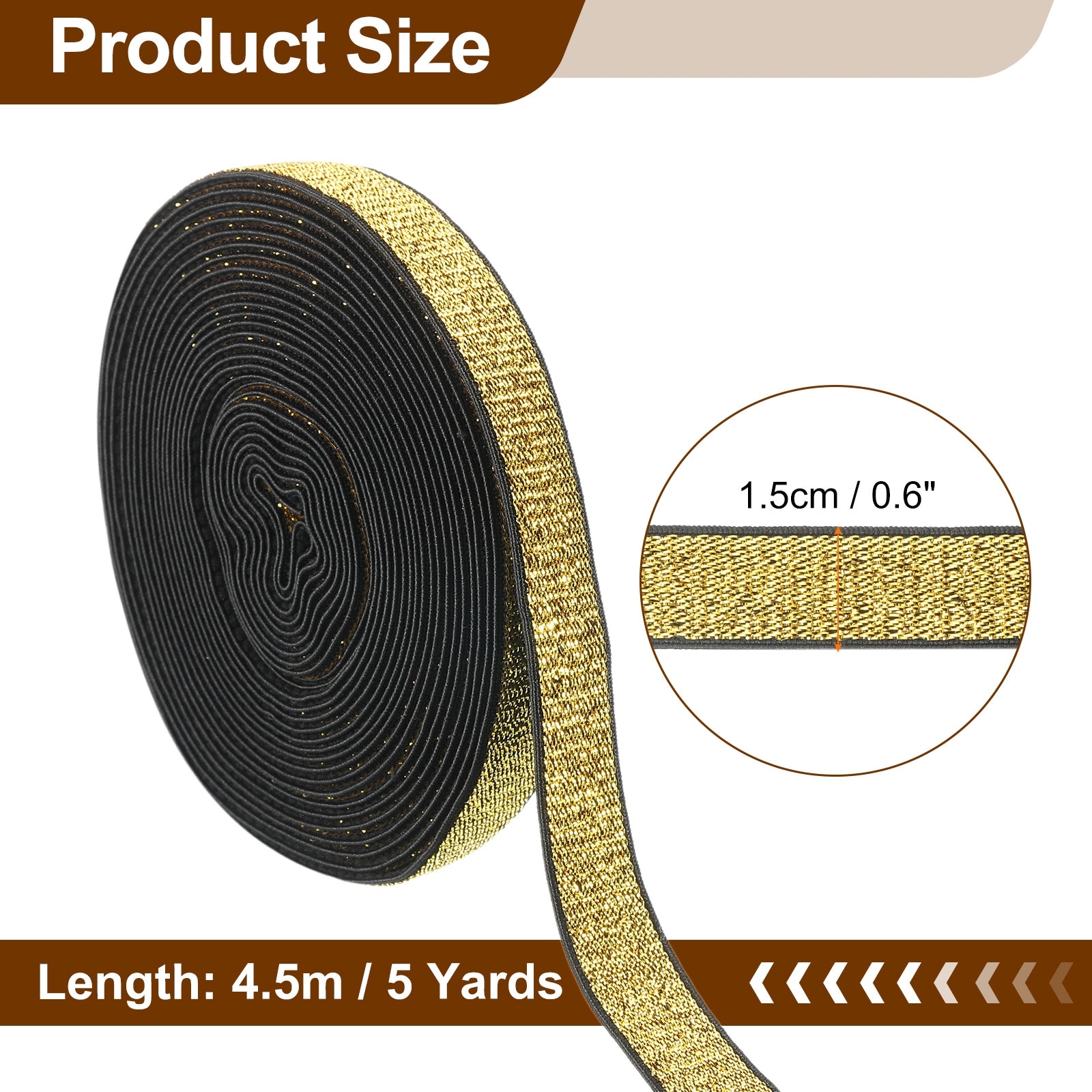 Elastic Stretch Ribbon Strap