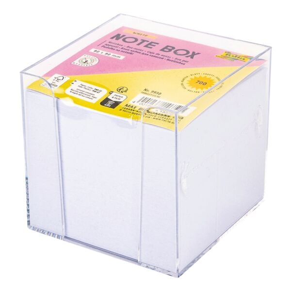 folia Zettelbox »WHITE«, 9.5x9.3x9.5 cm Image