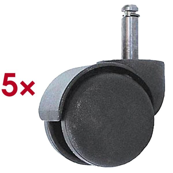 Nowy Styl Stuhlrollen für Teppichböden 5 Stück Image