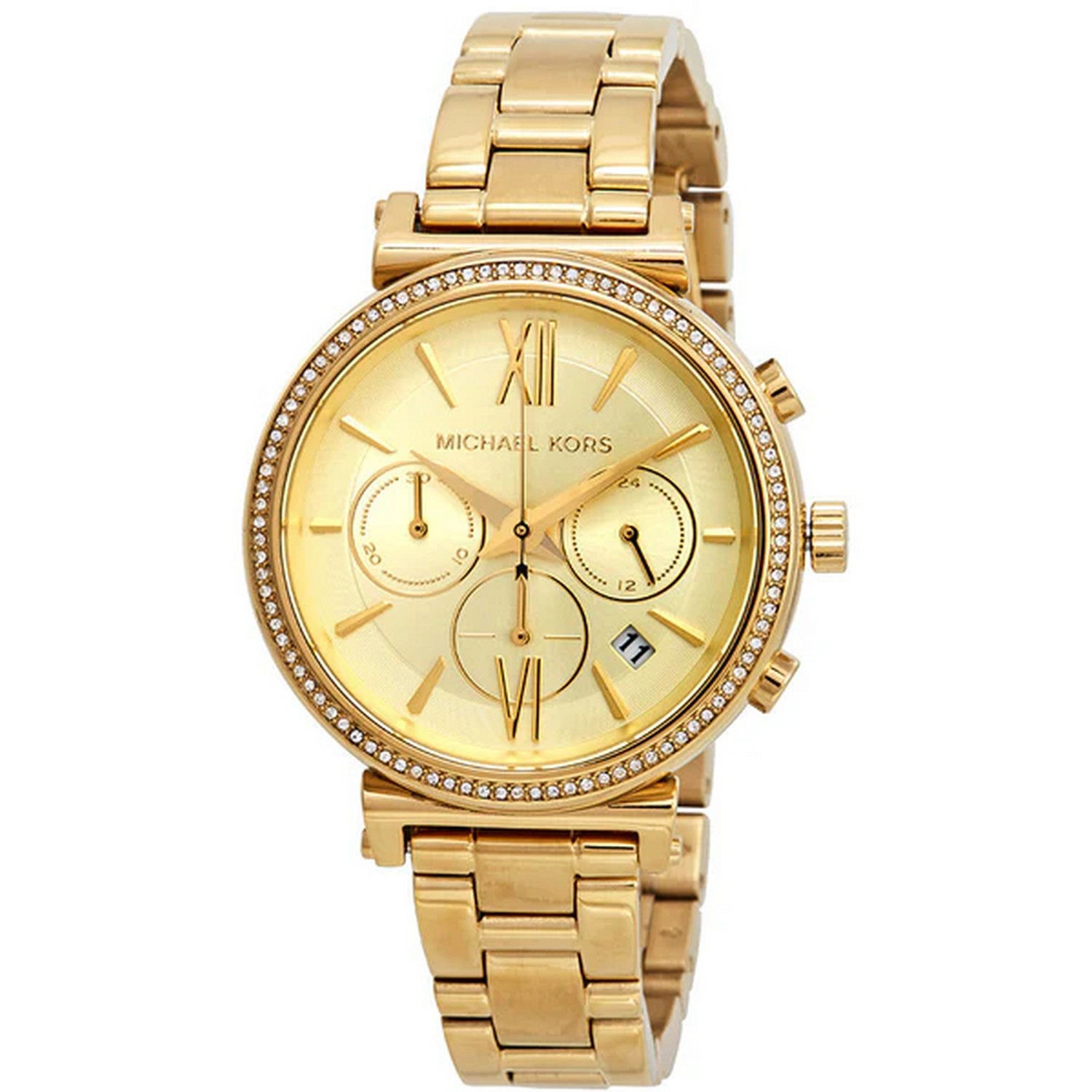 Michael Kors Unisex-Uhr Quartz Gold Image