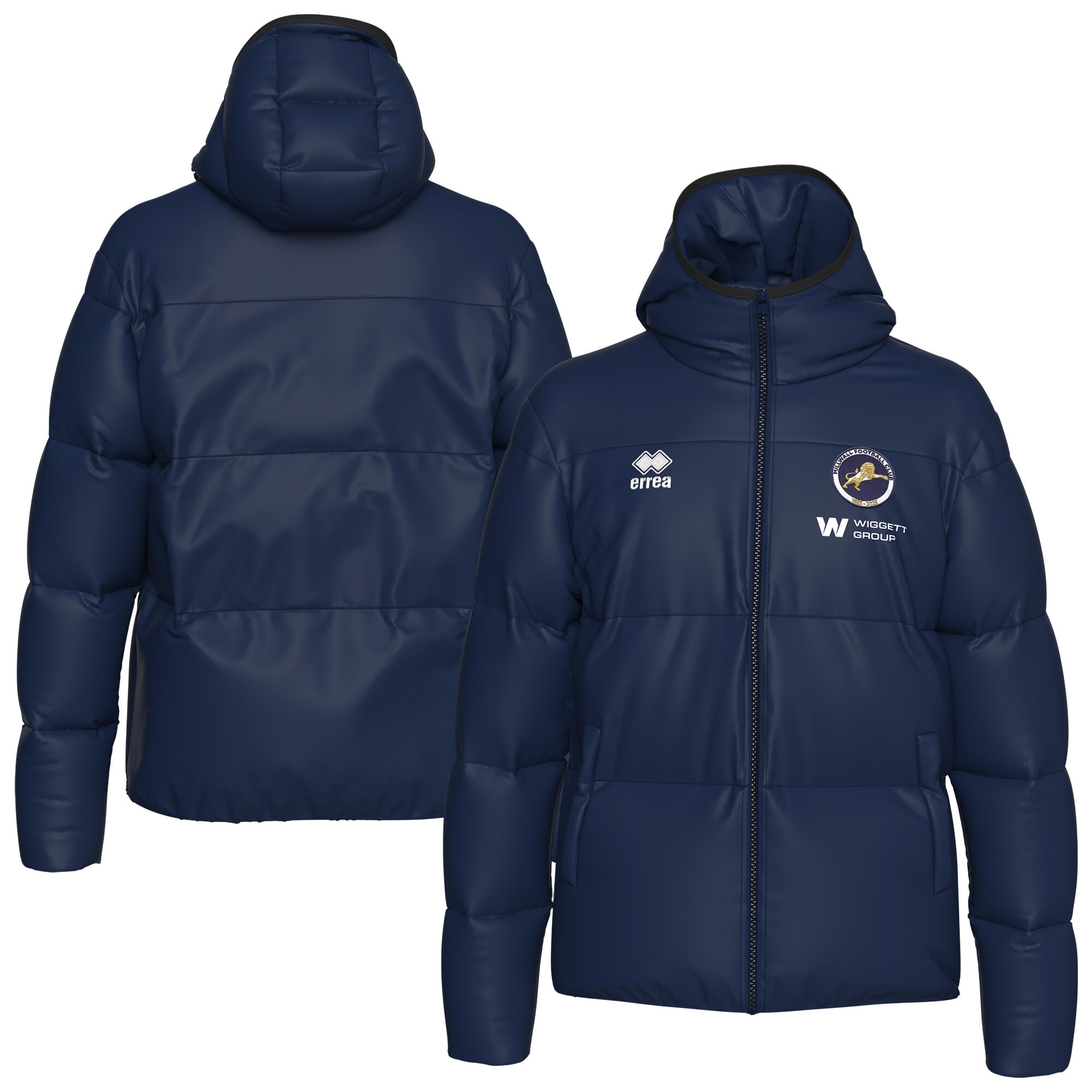 Millwall Errea Gepolsterte Trainingsjacke - Marineblau Image