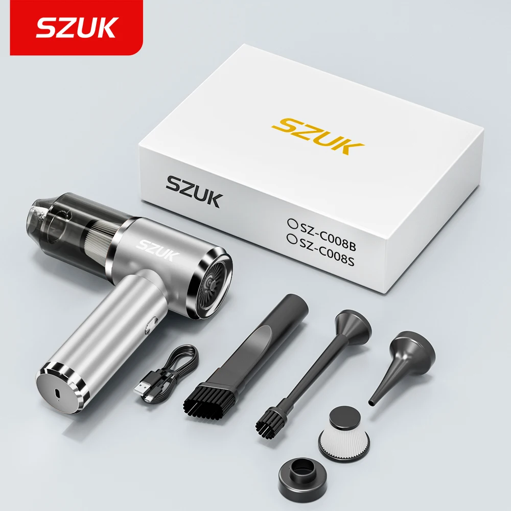 SZUK aspirateur de voiture Portable 165000Pa puissant aspirateur sans fil forte aspiration Mini aspirateur à main pour voiture aspirateur pour voiture aspirateur voiture aspirateur à main puissant