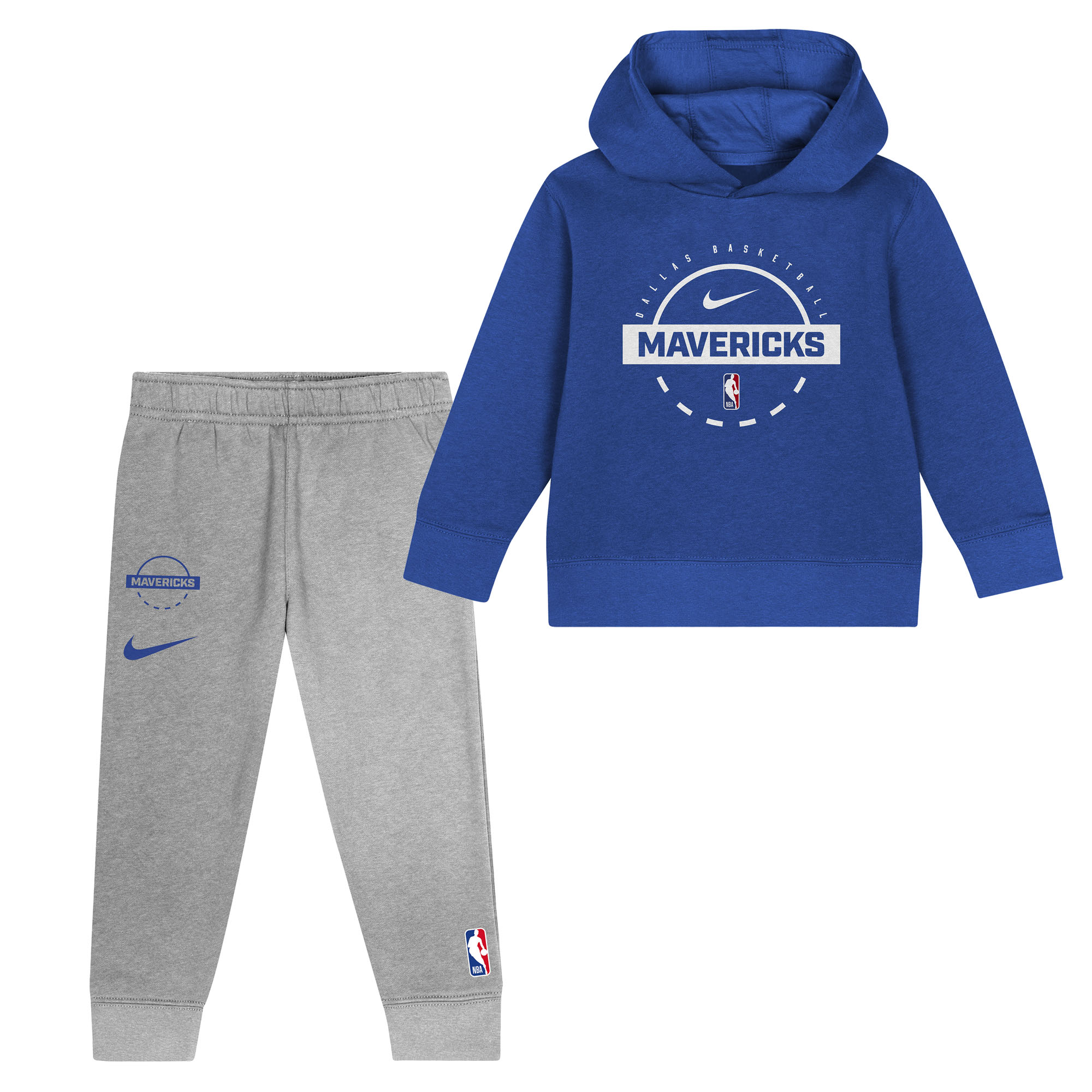Dallas Mavericks Nike Team-Logo Club Fleece-Set – Kleinkinder Image
