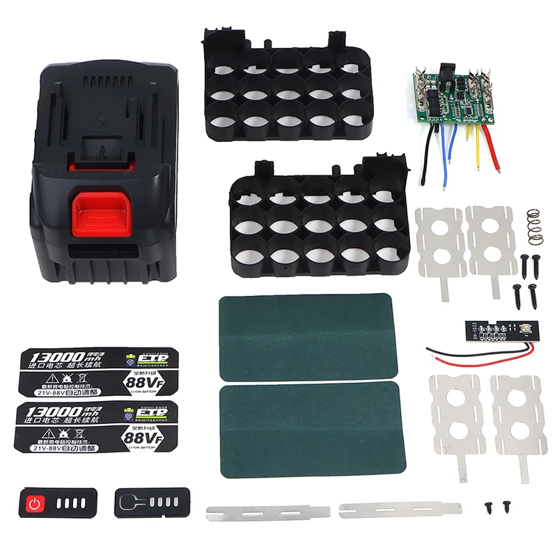 1set Kunststoff Batterie Fall Lagerung Box Shell PCB Lade Board ForMakita Batterie Fall Power Werkzeug Zubehör Li-Ion Batterie fall Image