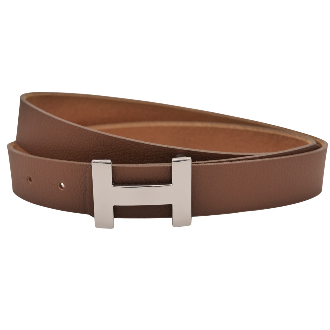 Ledergürtel ANNAMATONI "AnnaMatoni Ledergürtel Hilo Ledergürtel Hilo", Damen, Gr. TW115 - 130cm Gesamtlänge, braun (braun 690), 100% Leder, Gürtel Ledergürtel