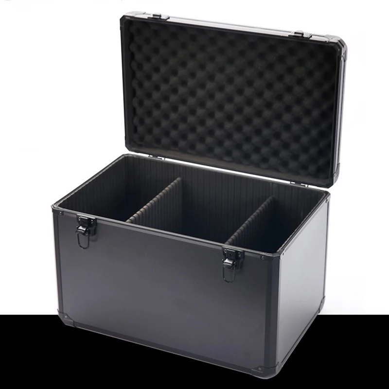Valise à outils multifonctionnelle, boîte à outils en aluminium, pièces, mallette à outils avec serrure, accessoires d'électricien, boîte de rangement d'outils pour les travailleurs