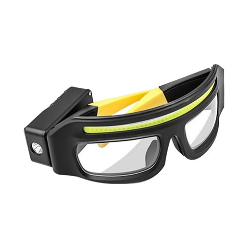 LED-Stirnbrille – USB-C-Ladefunktion, IPX4-wasserdicht, Bewegungssensor-Aktivierung, 3 Beleuchtungsmodi, verstellbare Bügel, geeignet zum Laufen, Radfahren und für Outdoor-Aktivitäten Image