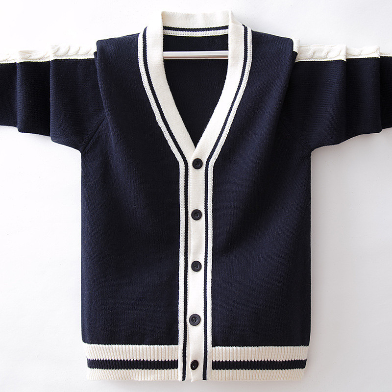 Kids Boys' Sweater Color Block Long Sleeve Keep Warm Outdoor Fashion Red Fall Clothes 4-12 Years