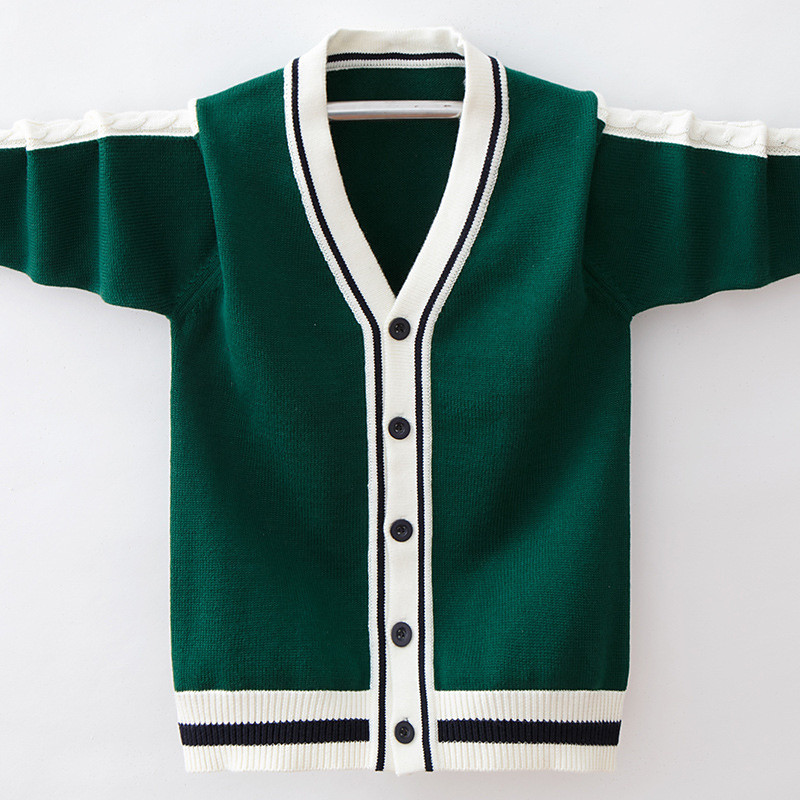 Kids Boys' Sweater Color Block Long Sleeve Keep Warm Outdoor Fashion Red Fall Clothes 4-12 Years