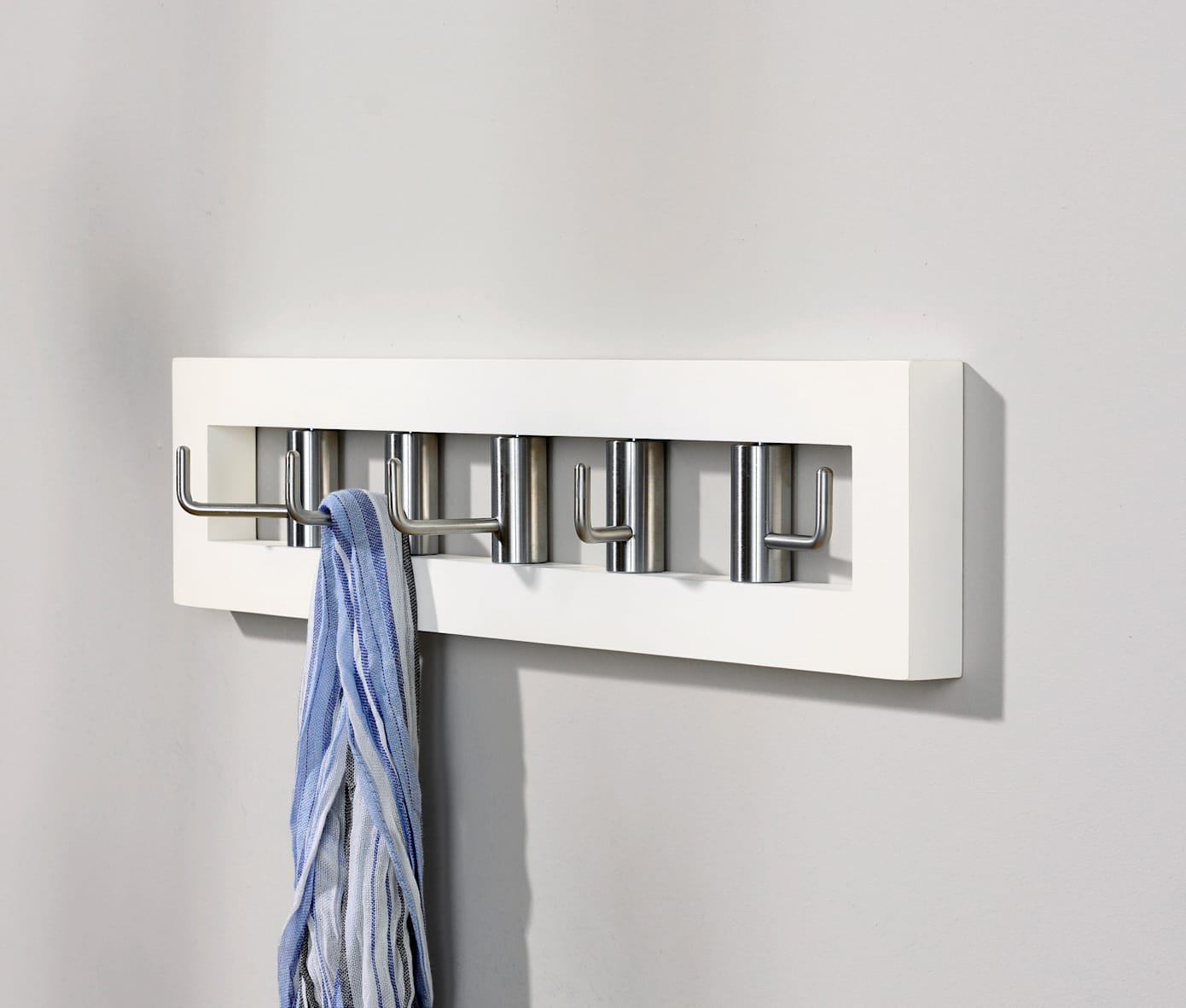 Garderobenleiste HEINE HOME, weiß, B:75cm H:11cm T:2cm, Garderobenhalter