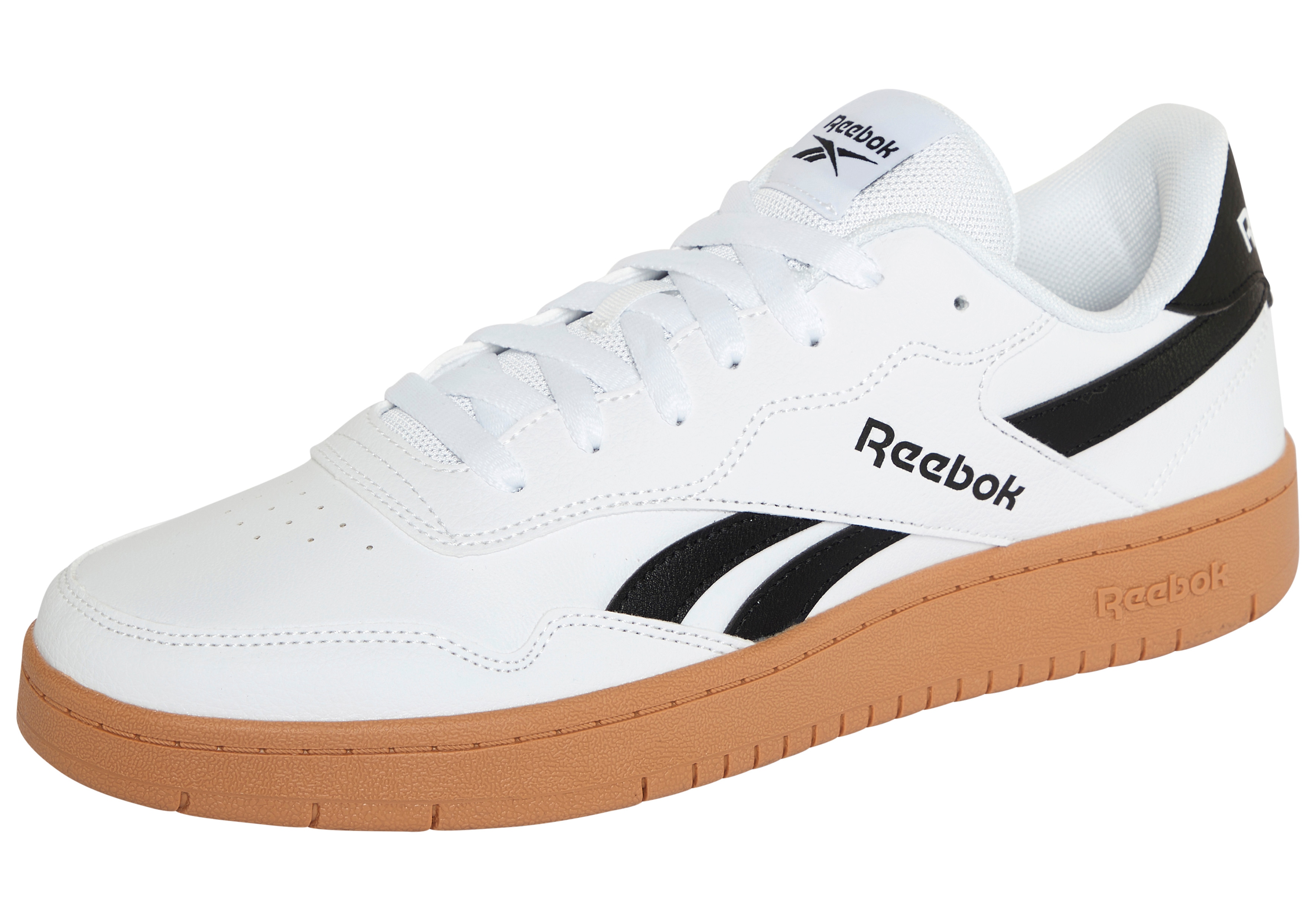 Basketballschuh REEBOK "REEBOK BB 1000", Damen, Gr. 44,5, weiß, schwarz, gum, Synthetik, Textil, Schuhe
