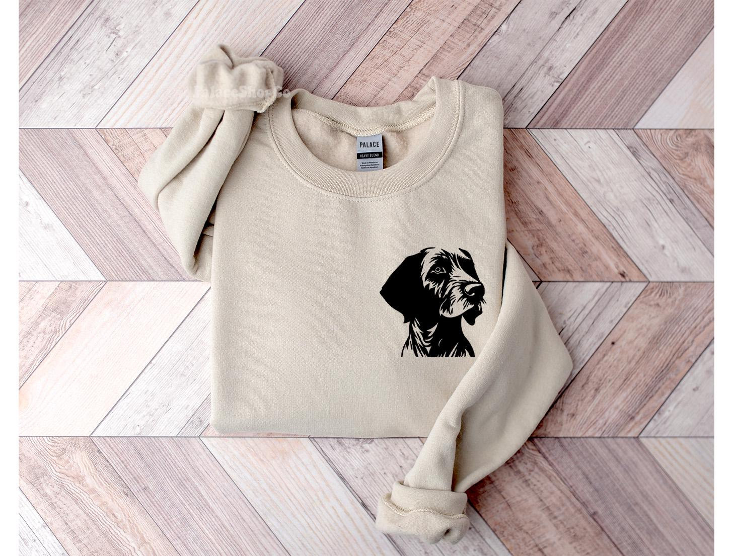 Maglione con cane da caccia tedesco a pelo duro, regalo con cane da caccia tedesco a pelo duro, mamma con cane da caccia tedesco a pelo duro