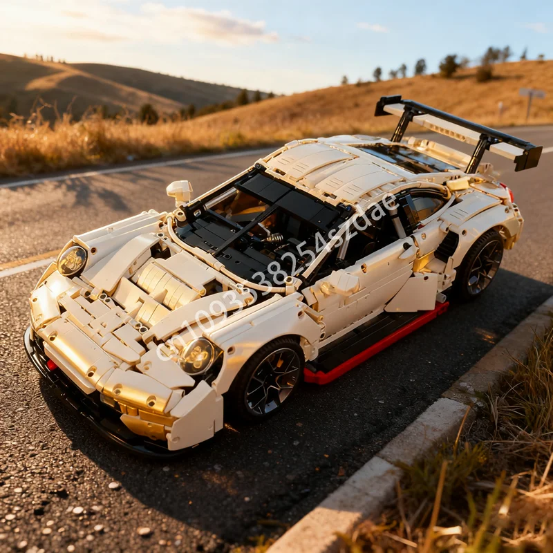 3782 stücke MOC Porscheed RSR Technische Modell Bausteine Bau Weihnachten Geschenk Montieren Kreative Idee Kinder Spielzeug Geburtstag Image