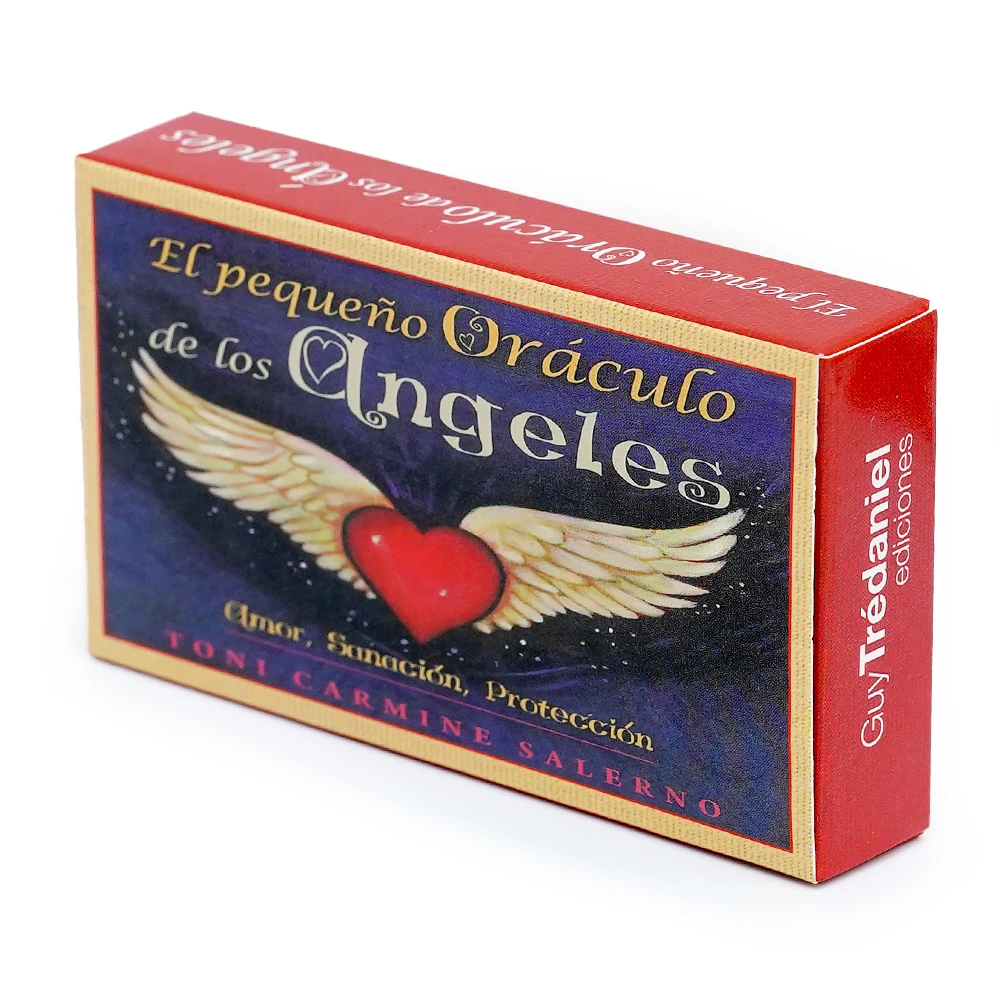 Spanien Der kleine Waschbär deiner Engel Tarot Der Stern Oracle Deck Spanisches Kartenset Göttlich mit Papierführungs-Partyspiel Image