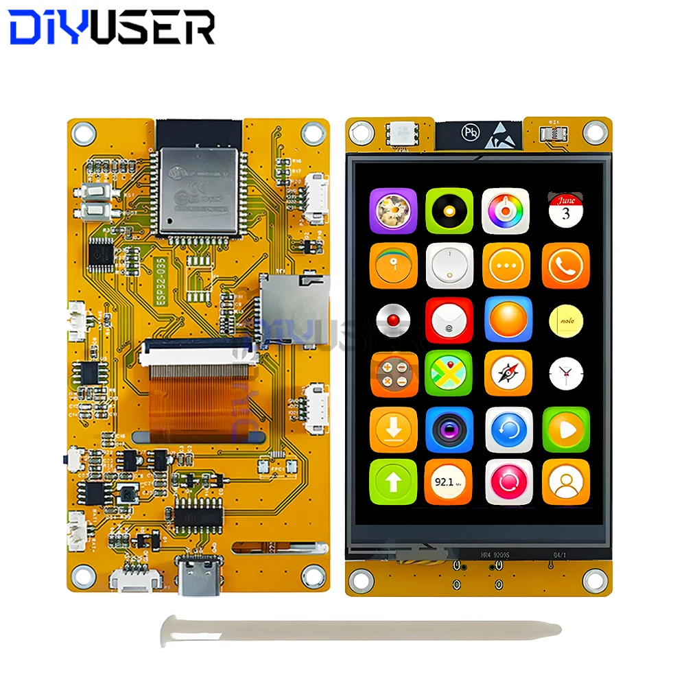 ESP32 Arduino LVGL WIFI & Bluetooth Entwicklungsboard 3,5 Zoll Touch 240*320 Smart Display 3,5 Zoll LCD TFT Modul Image