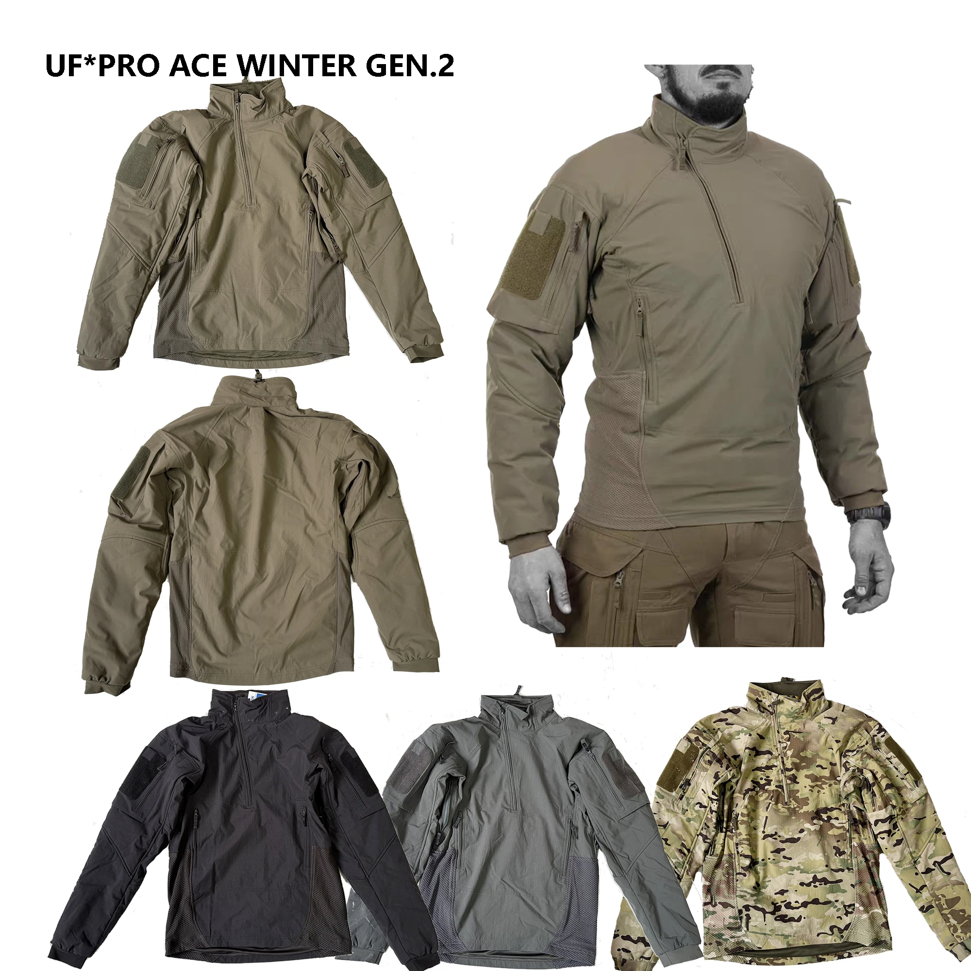 Outdoor Jagd Taktik Soft Shell Jacke ACE WINTER GEN.2 Winter Combat Top Jacke der zweiten Generation für Herren Image