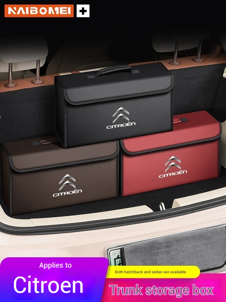 Auto Stamm Lagerung Box Organizer Faltbare Container Tasche Für Citroen C1 C2 C3 C4 C5 C6 C7 C8 Xsara Picasso C-Crosser Berlingo Image