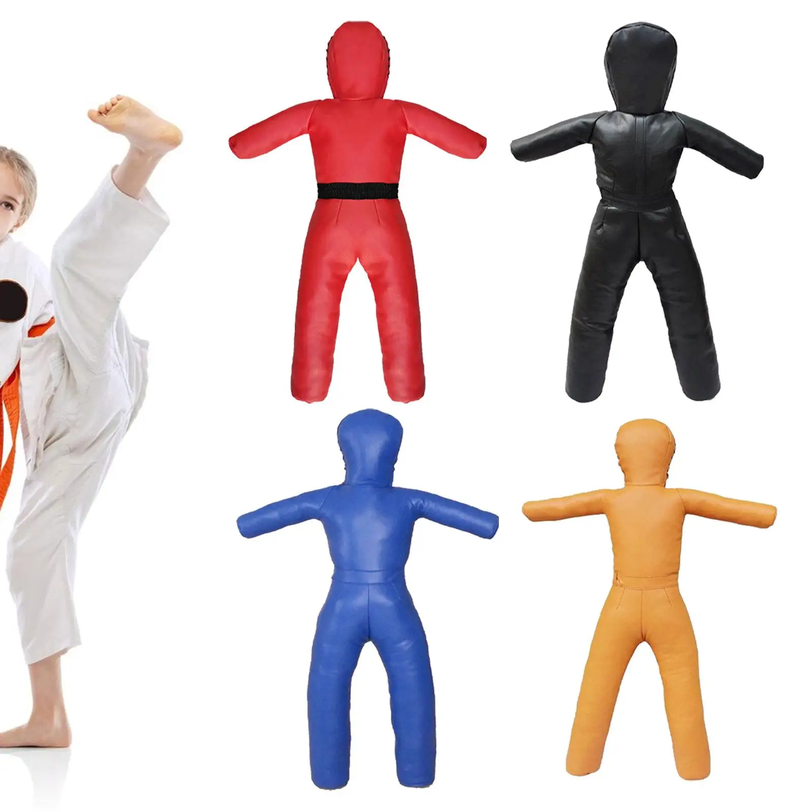 Kinder-Wrestling-Dummy, 120 cm, ungefülltes Training, Karate, Judo-Dummy-Tasche, Wrestling-Judo-Dummy-Tasche, MMA-Grappling-Dummy Image