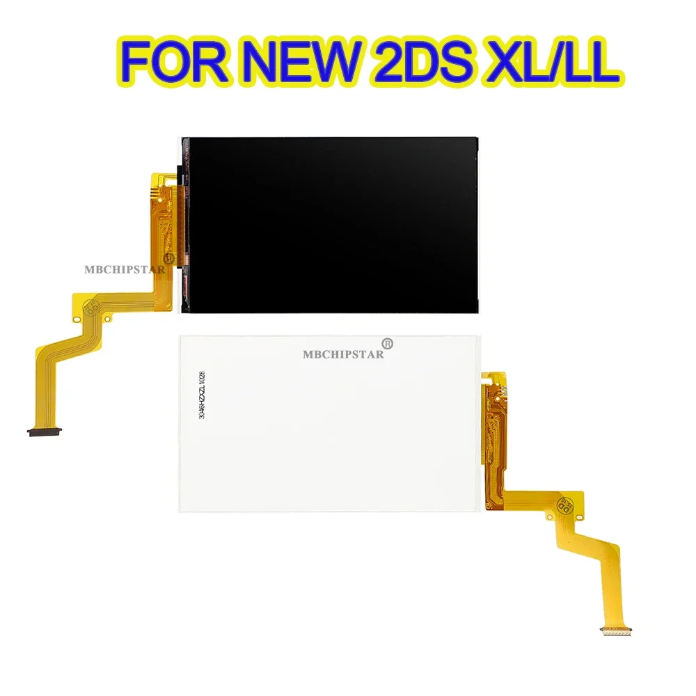 Für Neue 2DS XL LL Top LCD Bildschirm Ersatz für Neue 2DS XL LL Konsole Display Panel Reparatur Teile Gaming Zubehör Image